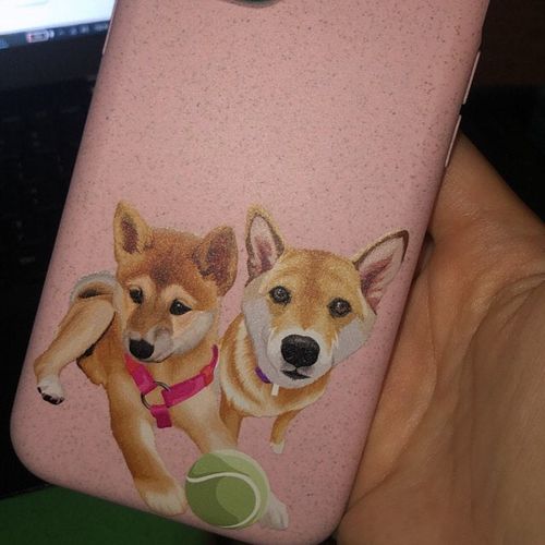 Customer photo review of Eco-Friendly custom phone case