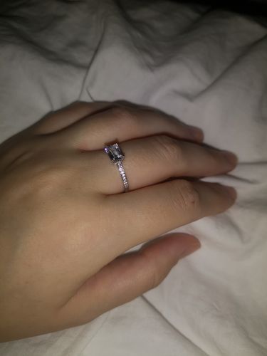 Customer photo review of Sprinkled Heart Bath Bomb - 925 Sterling Silver Ring Collection