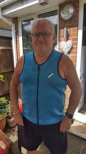 Customer photo review of Men's Zipper Neoprene Sauna Vest