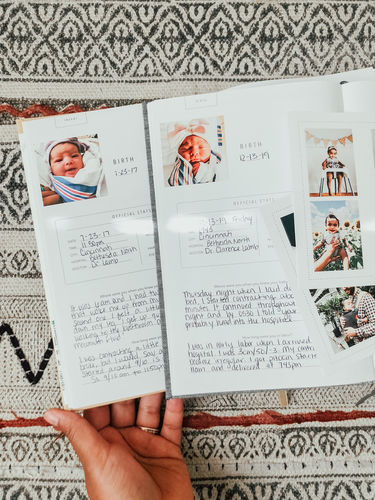 Customer photo review of Love Story Journal - Sand