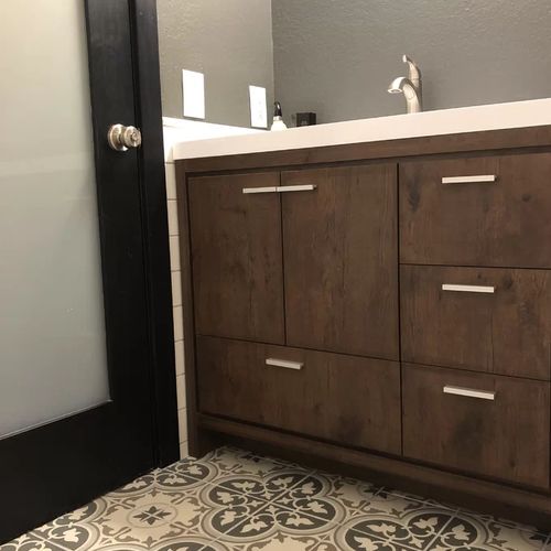 Customer photo review of Machinto Luxury Vanity