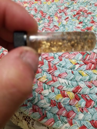 Customer photo review of *BOGO* NUGGET RESERVE '3 Ounce Nugget Hunt' - Gold Paydirt Concentrate - Panning Pay Dirt Bag