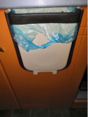 Customer photo review of Scrubway™ Folding Trash Bin