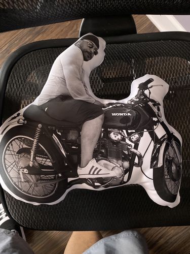 Customer photo review of Create A Custom Object Pillow