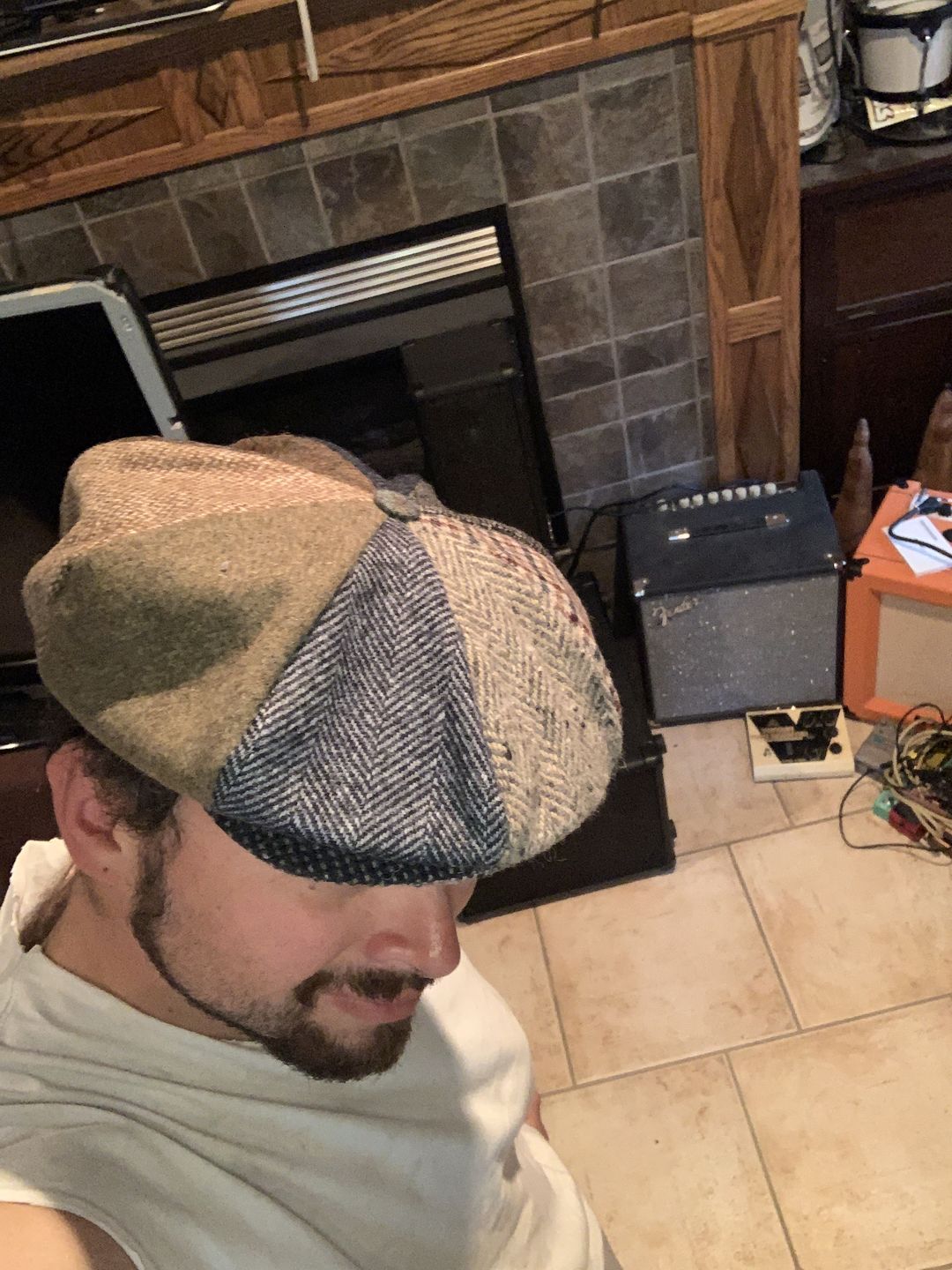 Customer photo review of Eight Piece Cap Patchwork Tweed