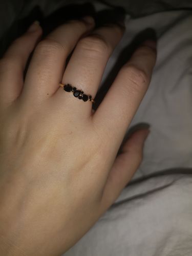 Customer photo review of Charcoal Bath Bomb - Black Diamond Ring Collection