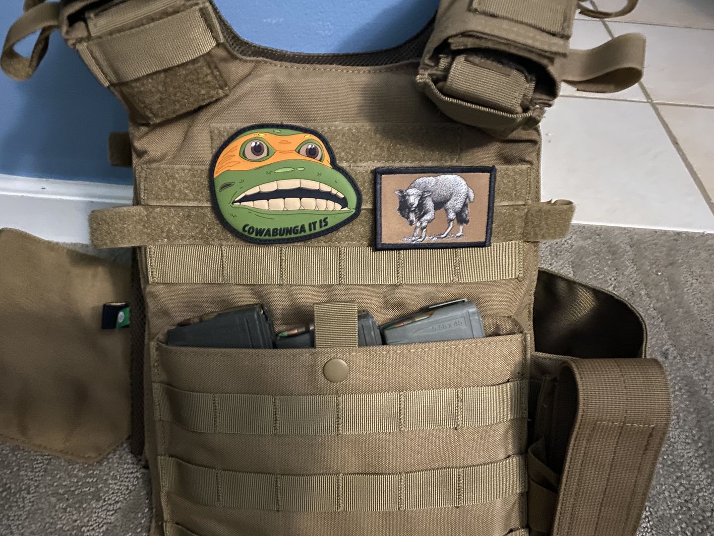 Customer photo review of Cowabunga Morale Patch