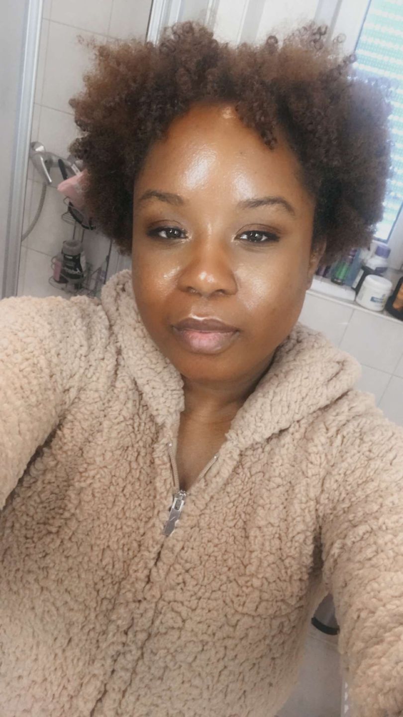 Customer photo review of Cleansing Avocado Shampoo