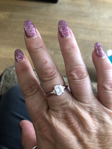 Customer photo review of Rose Gold Bath Bomb - Rose Gold Ring Collection