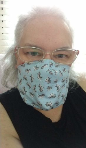 Customer photo review of Mask Insert - Straight - 100 Count