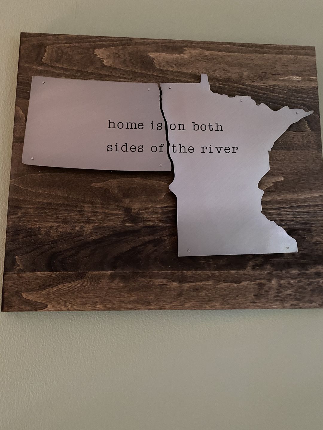 Customer photo review of Minnesota/North Dakota Both sides of the river