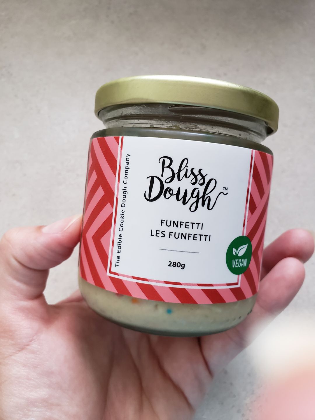 Customer photo review of Funfetti Cookie Dough