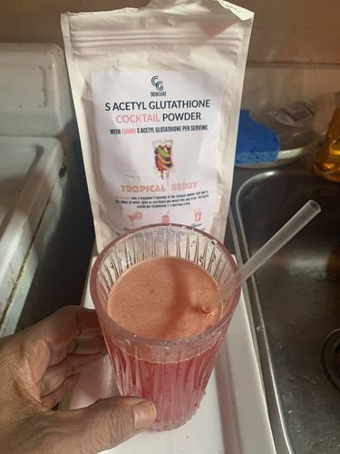 Customer photo review of S Acetyl Glutathione Cocktail Powder