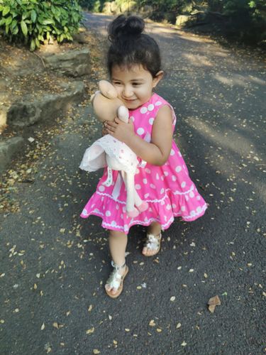 Customer photo review of Personalized Leyadoll (Strawberry) with Gift Bag