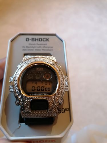 Customer photo review of Rhodium 0.12Carat Genuine Diamond Casio G Shock