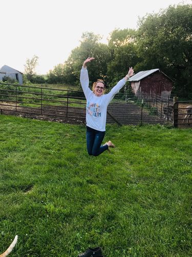 Customer photo review of Mental Health Is Health -- Sweatshirt