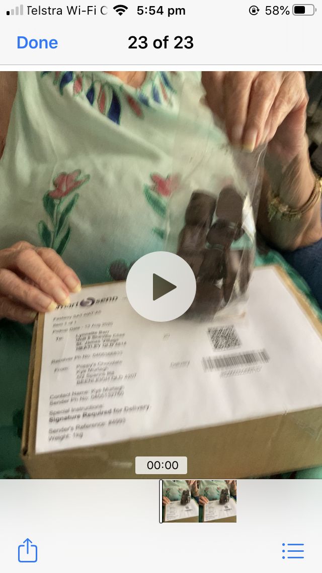 Customer photo review of Dark Chocolate Coated Ginger 100g