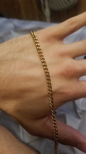 Customer photo review of Cuban (Gold) 4mm