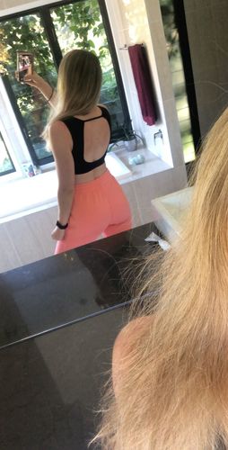 Customer photo review of Open-Back Crop