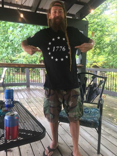 Customer photo review of 1776 Stars Mens Apparel