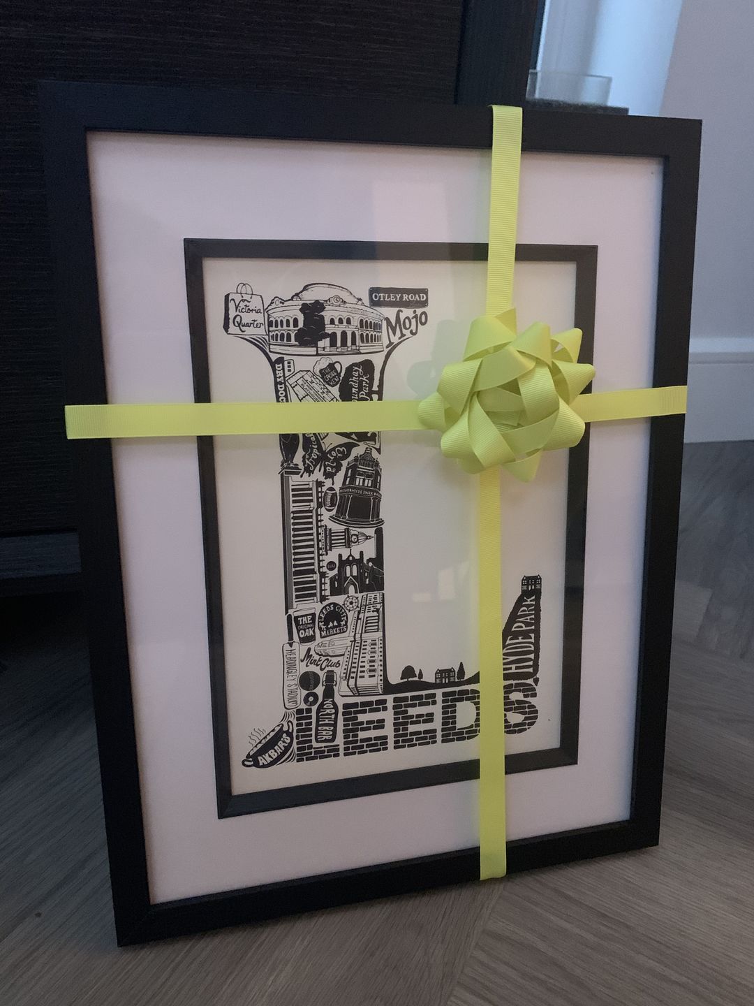 Customer photo review of Leeds Print