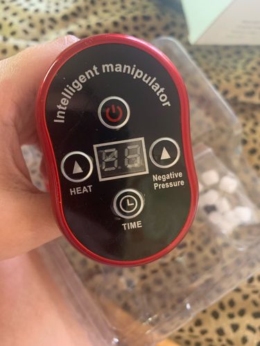 Customer photo review of Electric Cupping Scraping Therapy Massager with Suction Cup - Meridian Dredge Physiotherapy