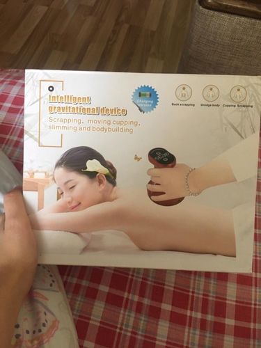 Customer photo review of Electric Cupping Scraping Therapy Massager with Suction Cup - Meridian Dredge Physiotherapy
