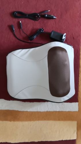Customer photo review of 3-in-1 Neck Shoulder Back Shiatsu Massage Pillow/Chair With Heat