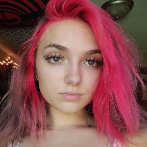 Customer photo review of Icoloured® Queen Chocolate Colored Contact Lenses