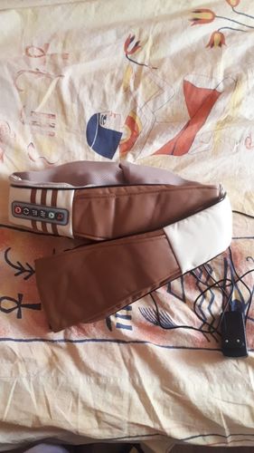 Customer photo review of Vibration Neck & Shoulder U-Shape Massager with Heat - Home and Car Use