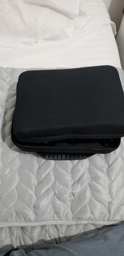 Customer photo review of LCD Display Touch Screen 20-Speed 4 Heads Massage Gun