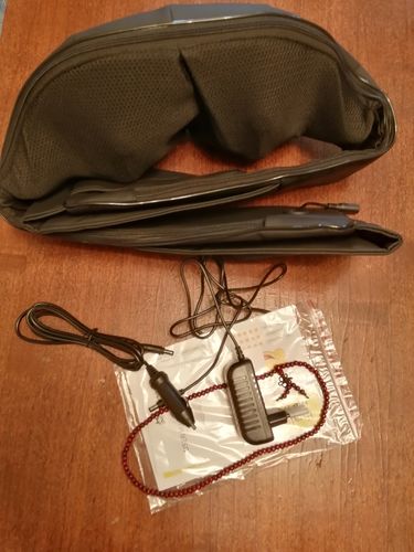 Customer photo review of Vibration Neck & Shoulder U-Shape Massager with Heat - Home and Car Use
