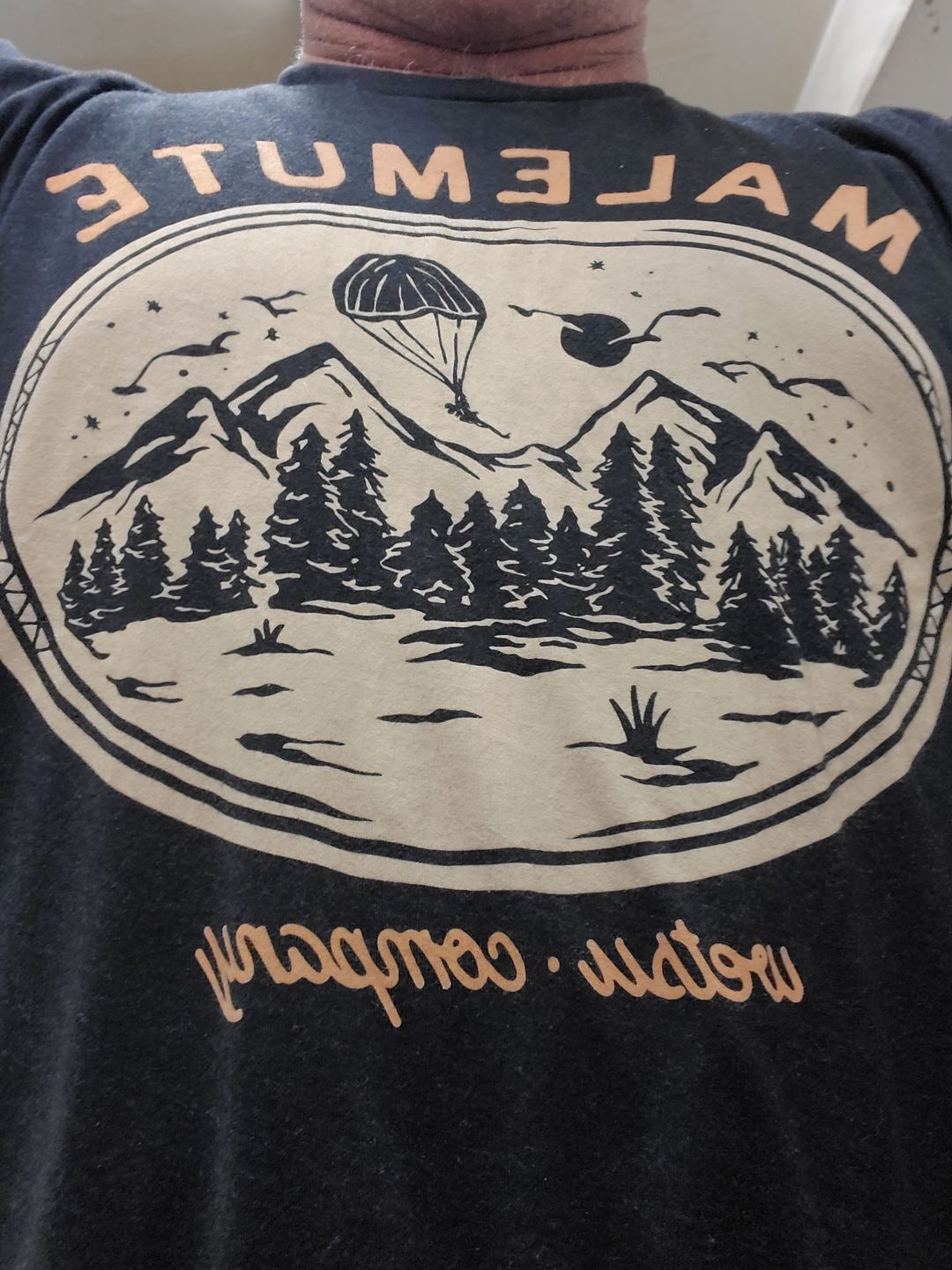 Customer photo review of Malemute Drop Zone Shirt