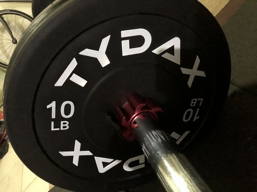 Customer photo review of Tydax Black Bumper Plates