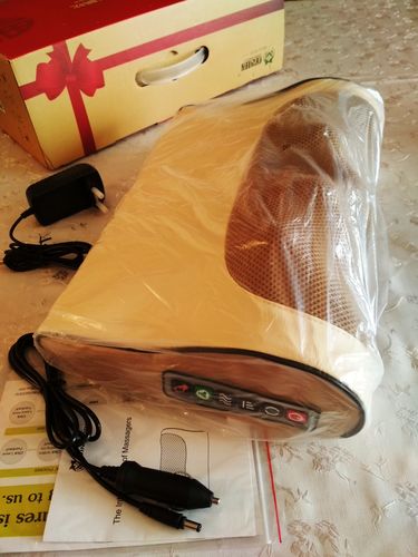 Customer photo review of Upgraded 6 Buttons Infrared Heating Neck & Shoulder Shiatsu Massage Pillow - Multi Function