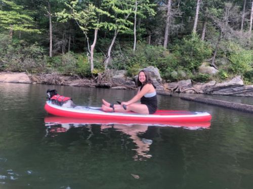 Customer photo review of Uenjoy Inflatable Sup All Around Paddle Board, Full Accessories