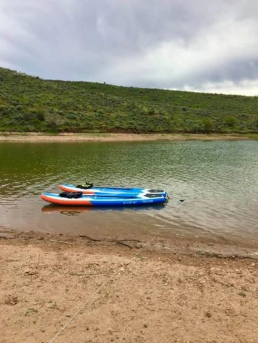 Customer photo review of Uenjoy Inflatable Sup All Around Paddle Board, Full Accessories