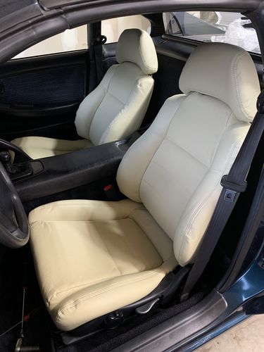 Customer photo review of MR2Heaven OEM Plus Seat Covers (Black, TAN, Black W/ Red Stitching, Black/Red Hybrid)