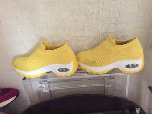 Customer photo review of Women's Everyday Walking Shoes Yellow