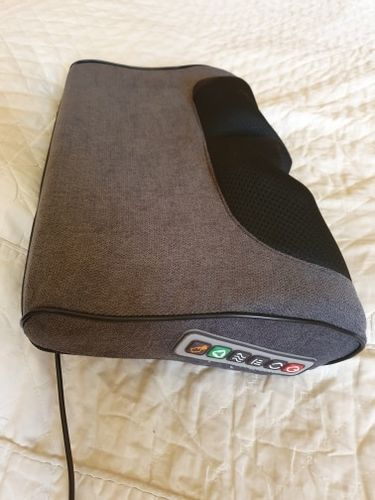 Customer photo review of Upgraded 6 Buttons Infrared Heating Neck & Shoulder Shiatsu Massage Pillow - Multi Function