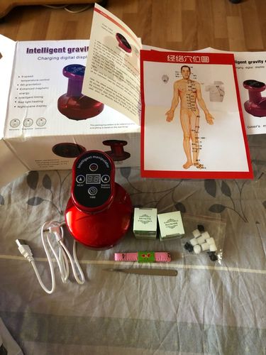Customer photo review of Electric Cupping Scraping Therapy Massager with Suction Cup - Meridian Dredge Physiotherapy