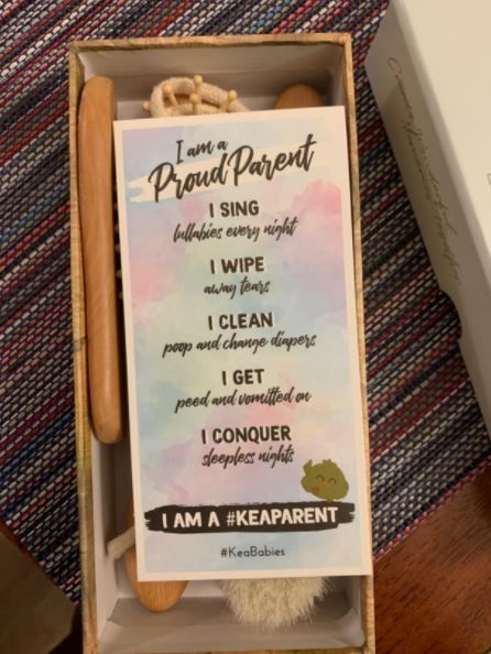 Customer photo review of Baby Hair Brush and Comb Set