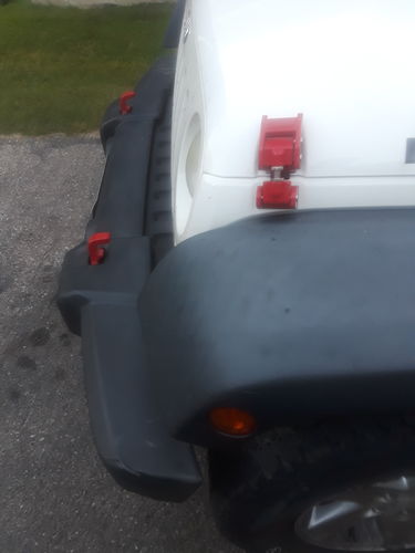 Customer photo review of Steel Front Hood-lock Latches kit for 07-18 Jeep Wrangler JK/ JKU