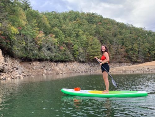 Customer photo review of Uenjoy Inflatable Sup All Around Paddle Board, Full Accessories