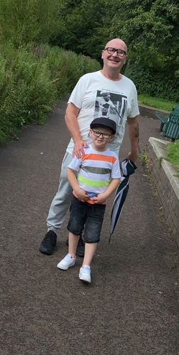Customer photo review of Adult Vintage Flat Cap - Black