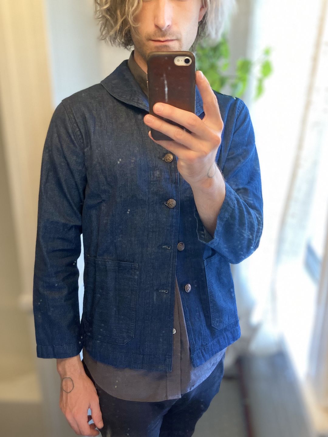 Customer photo review of 1922 USN 2nd Denim Coverall Utility Jacket