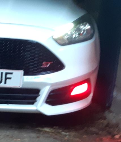 Customer photo review of Focus ST MK3.5 Fog Light Armour