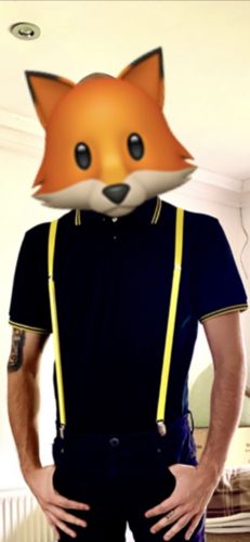 Customer photo review of Mens Tipped Short Sleeve Polo Shirt - Black/Yellow