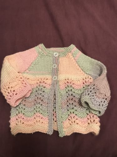 Customer photo review of Baby Mystery Knitting Box