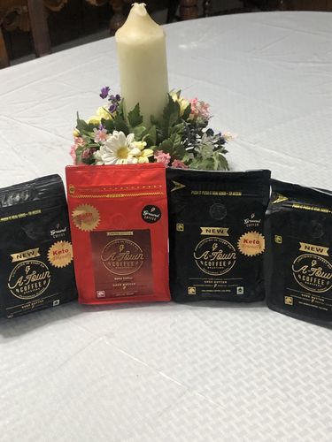 Customer photo review of Ground Coffee with Ghee Butter from Grass-Fed Cows